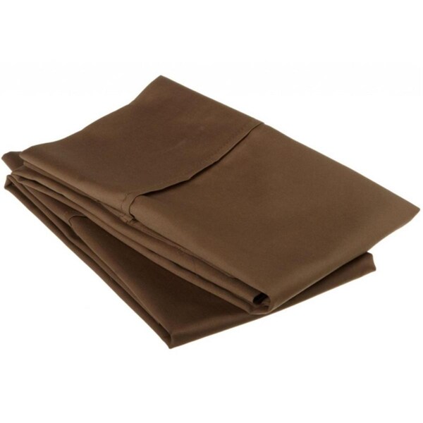 Impressions By Luxor Treasures 530 Thread Count Egyptian Cotton King Pillowcase Set Solid Taupe 530KGPC SLTP - main